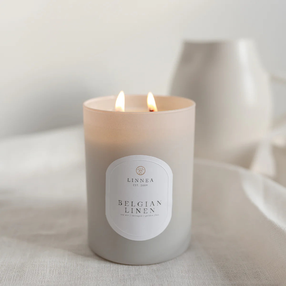 Candle - Classic Belgian Linen