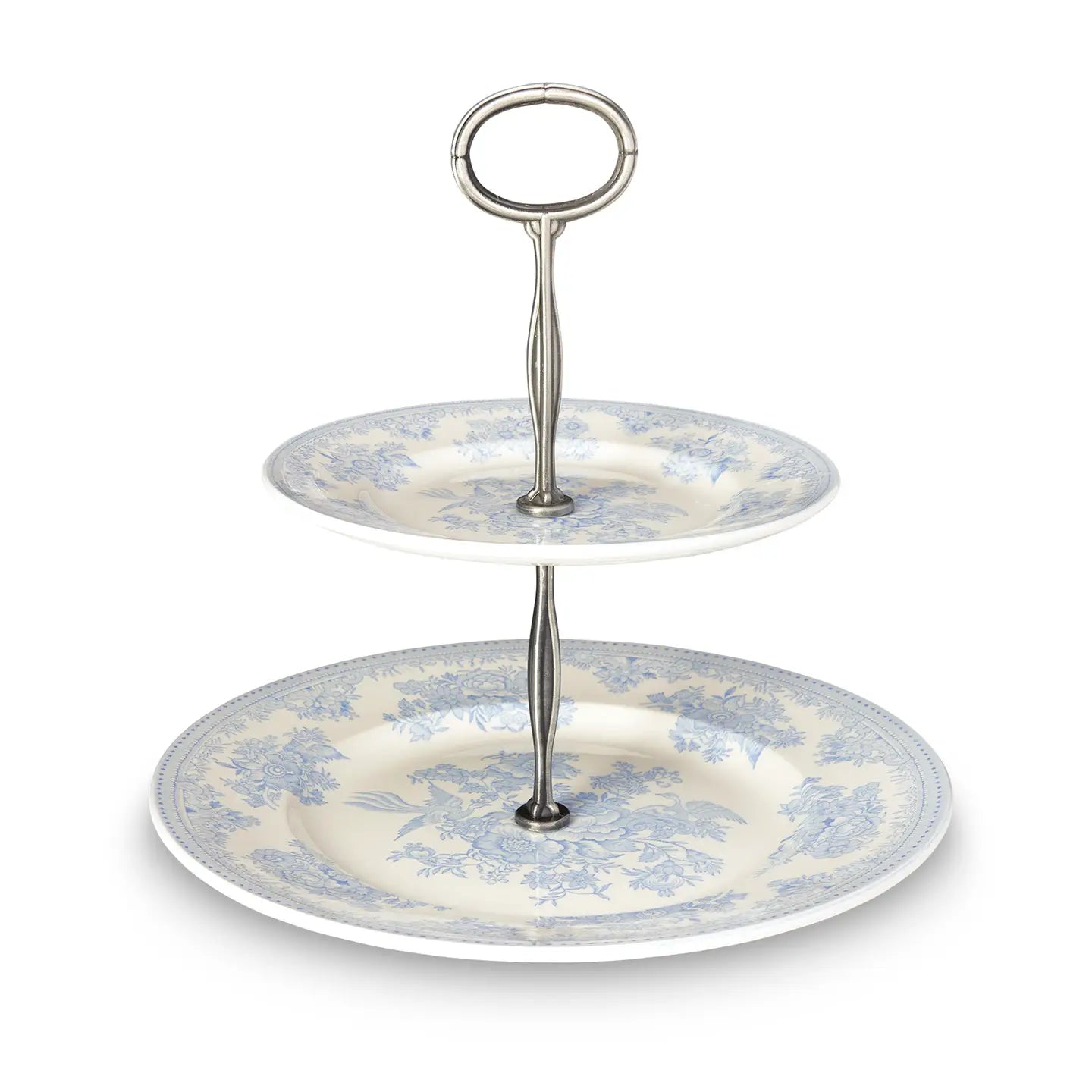 Blue Asiatic Pheasants - Cake Stand 2 Tier
