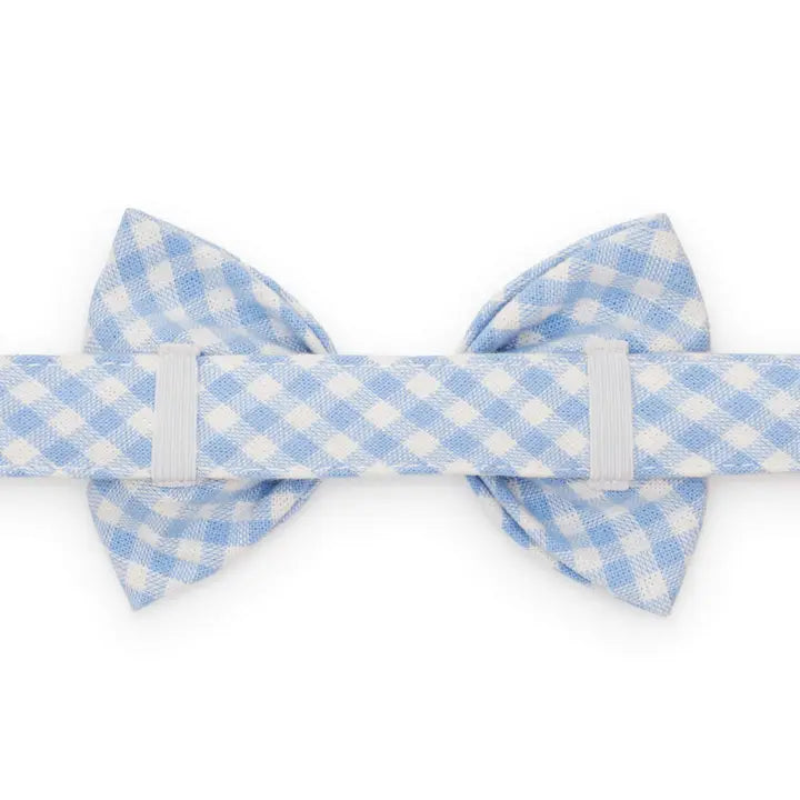Sky Blue Gingham - Bow Tie