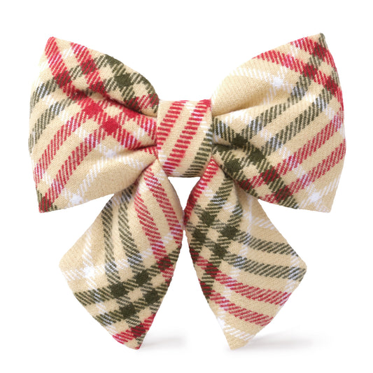 Eggnog Plaid - Lady Bow