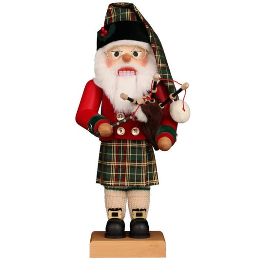 Nutcracker - Santa with Scottish Bagpipes