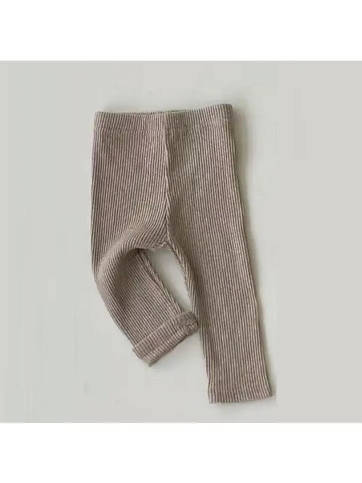 Organic Cotton Leggings - Chestnut 6-12M