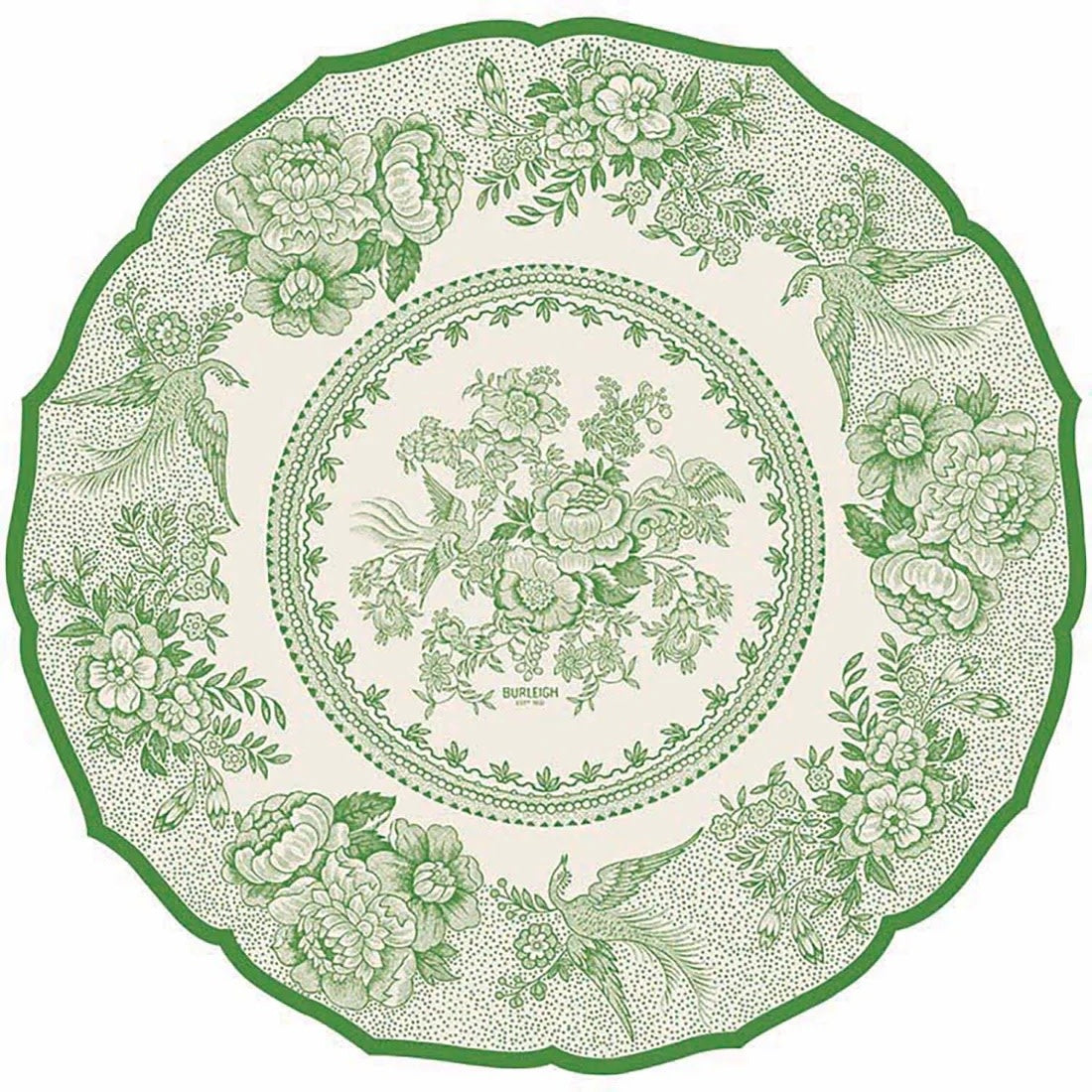Paper Placemats - Asiatic Pheasants Green (12 sheets)