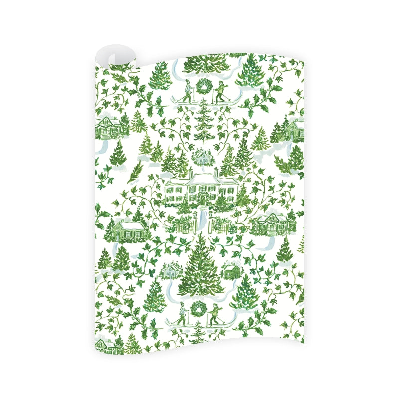 Gift Wrap - Winter Toile