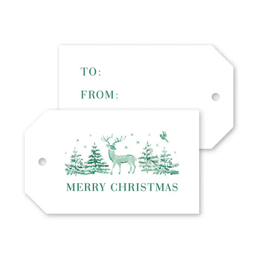 Gift Tags - Pere Noel Deer
