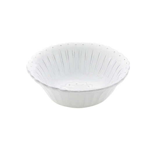 Bella Bianca - Beaded Cereal Bowl