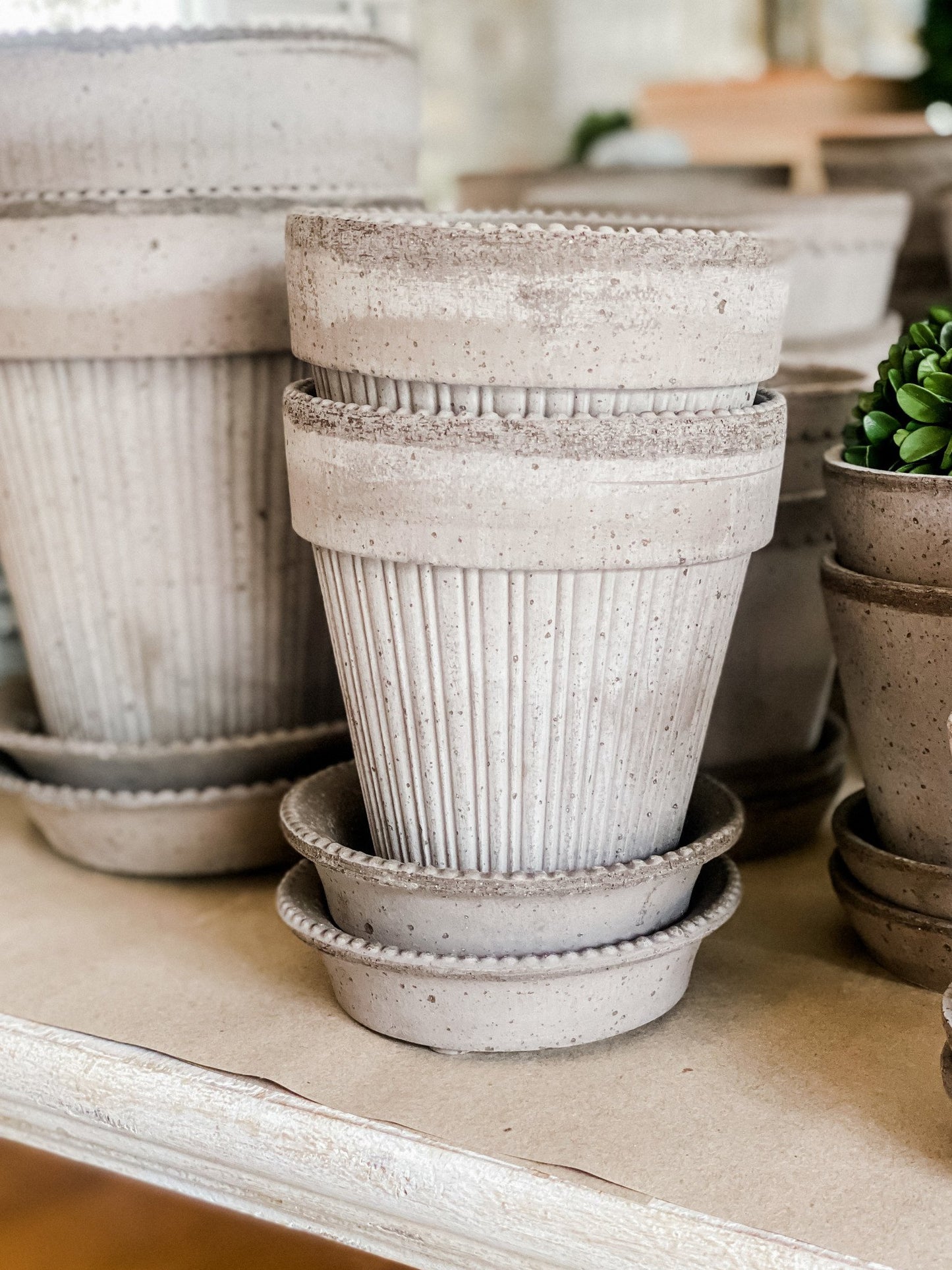 Garden Pot Simona - Grey 14