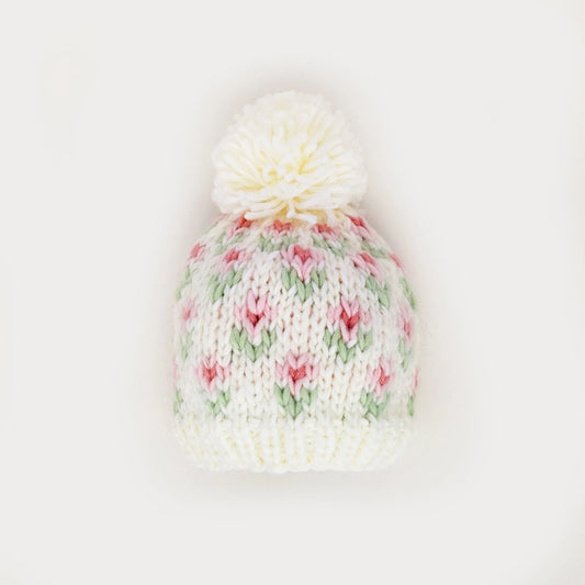 Baby Hat - Bitty Blooms Blush