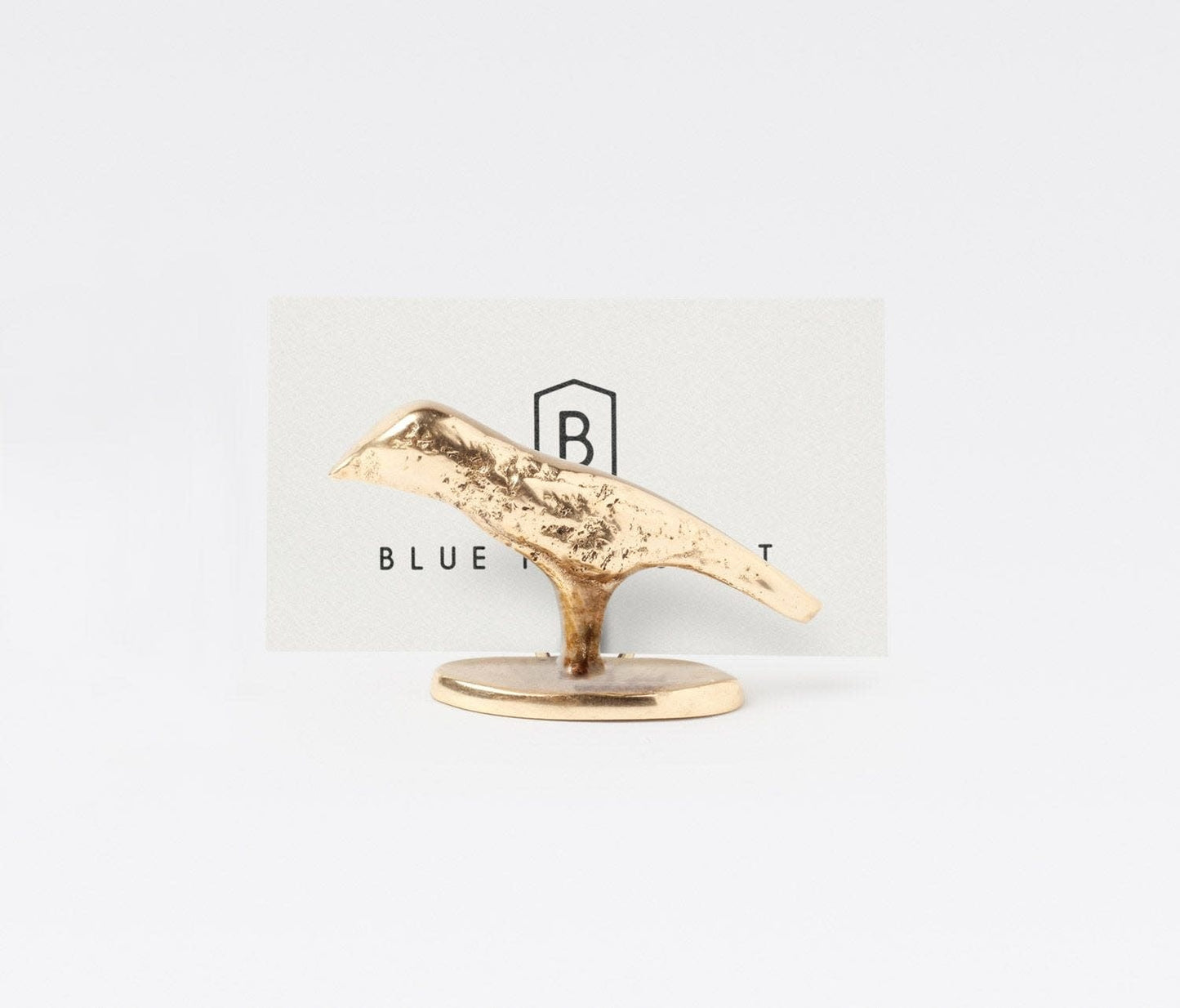 Place Card Holder - Bird Gold