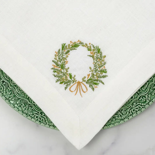 Napkin Large - Farmers Market Wreath