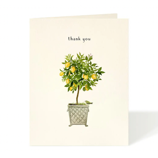 Card - Thank You Lemon Topiary
