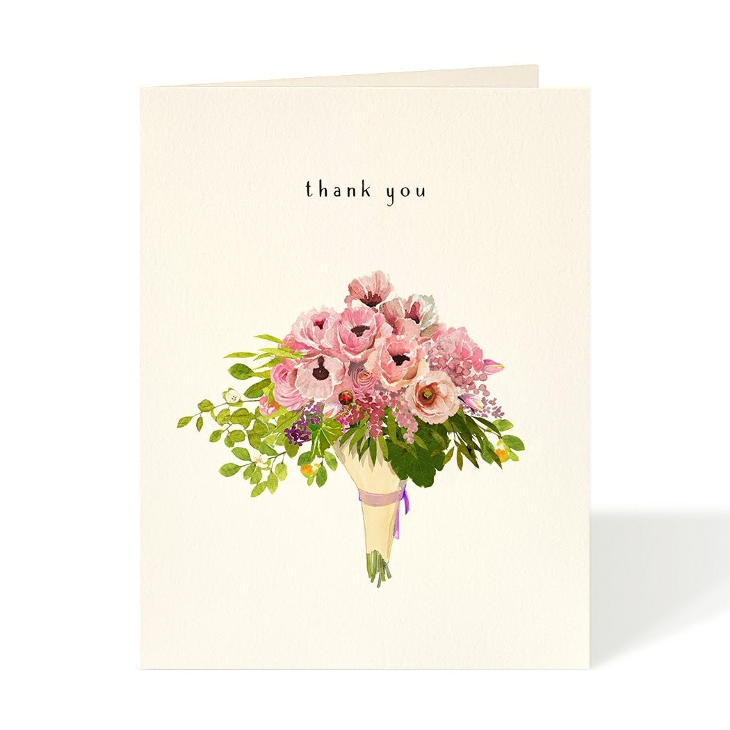 Card - Thank You Poppy Bouquet