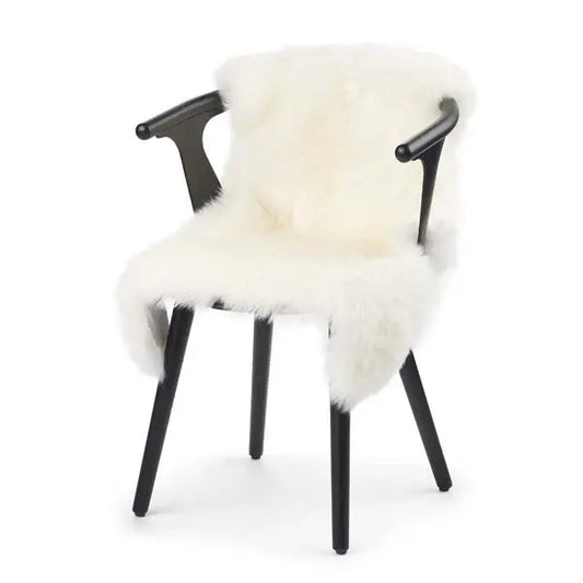 New Zealand Sheepskin Long Wool Ivory 39"