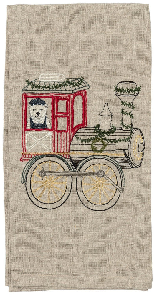 Towel - Christmas Train