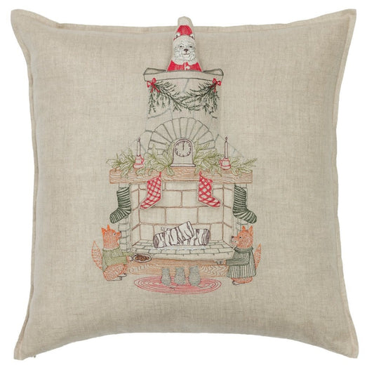 Pillow - Chimney Santa Pocket Pillow