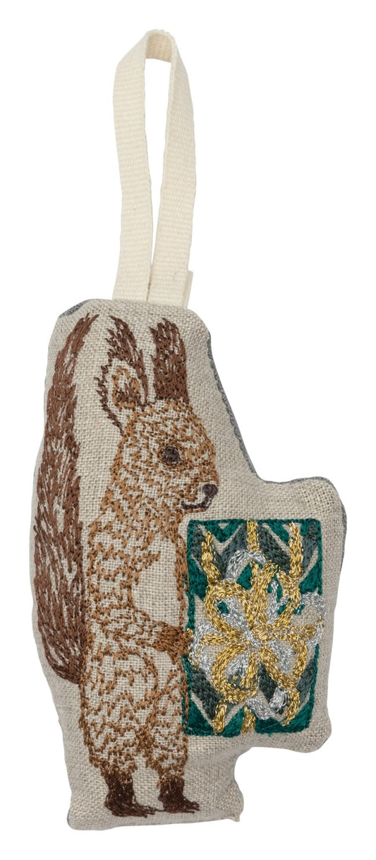 Ornament - Squirrel with Present