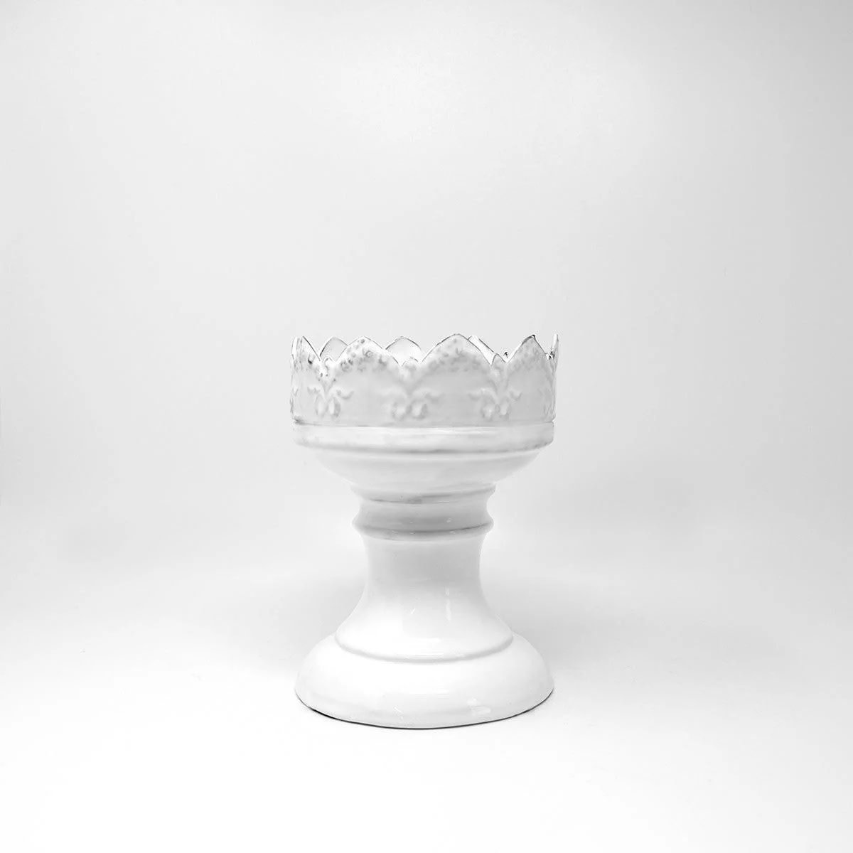 Couronne Candle Holder on Foot - Large