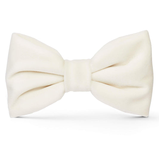 Ivory Velvet - Bow Tie