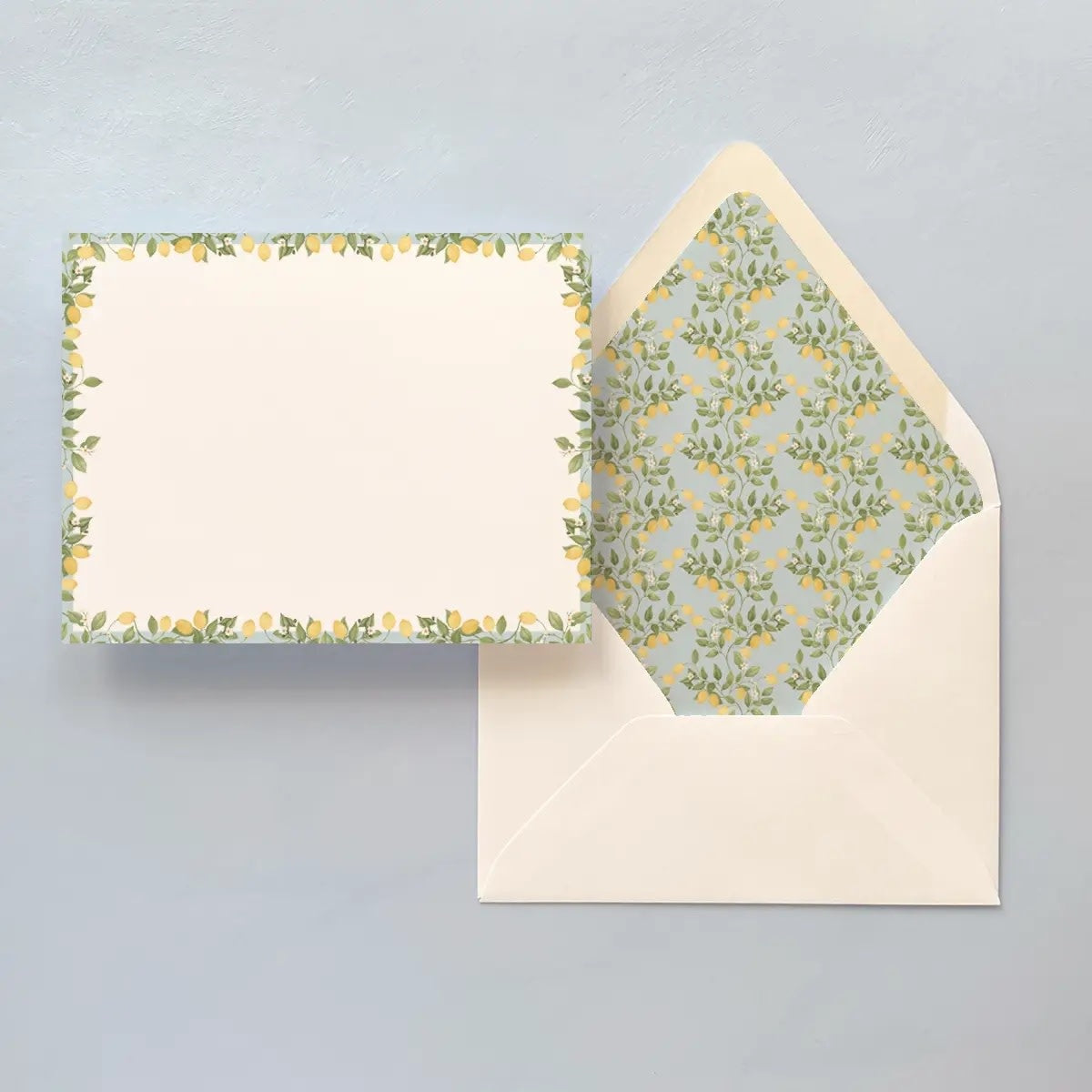Notecard Set - Amalfi Lemon