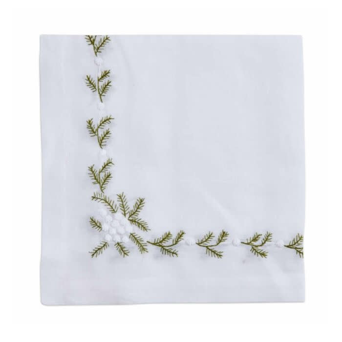 Napkin - Winter Woods White