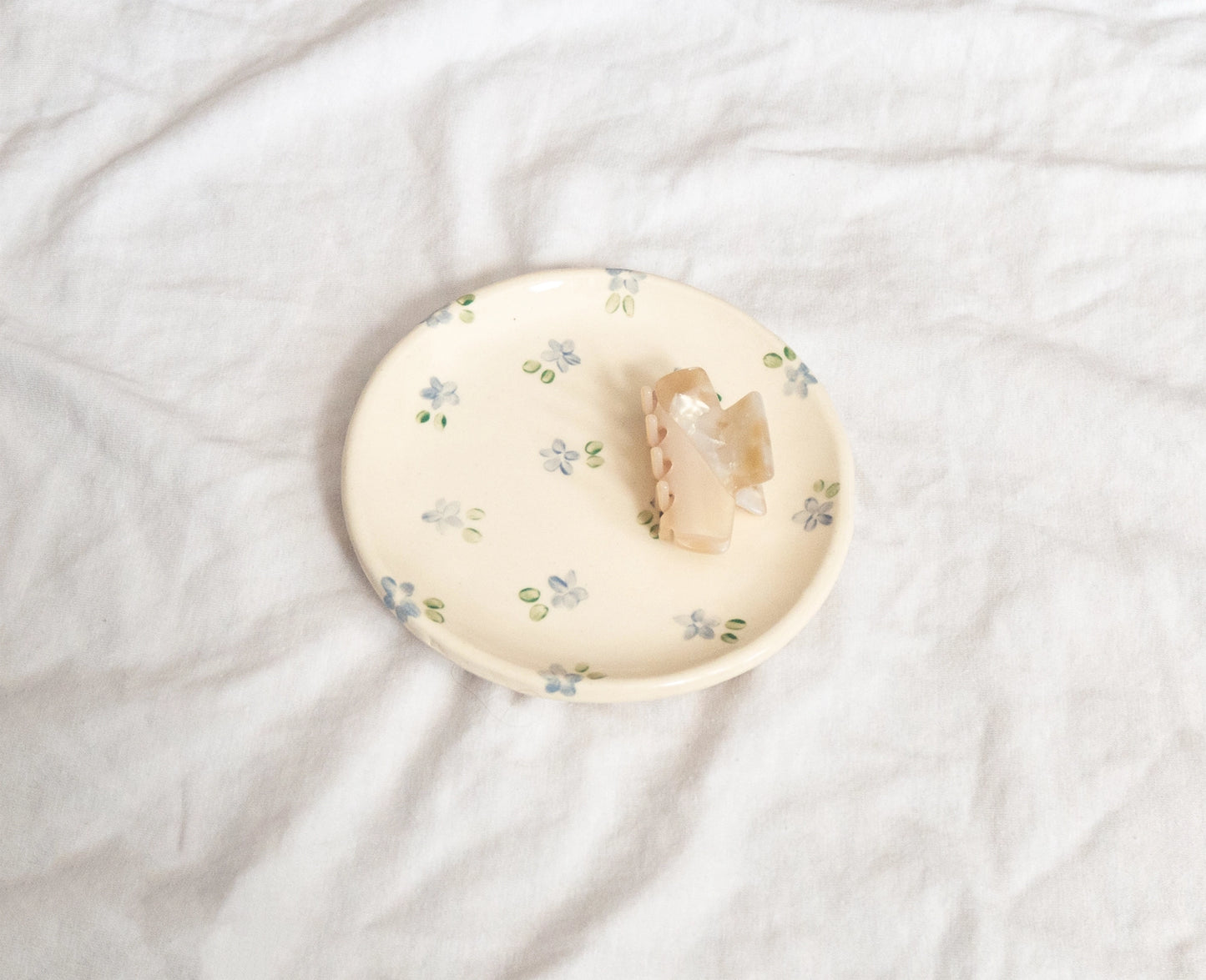 Ring Dish Big - Blue Forget Me Not