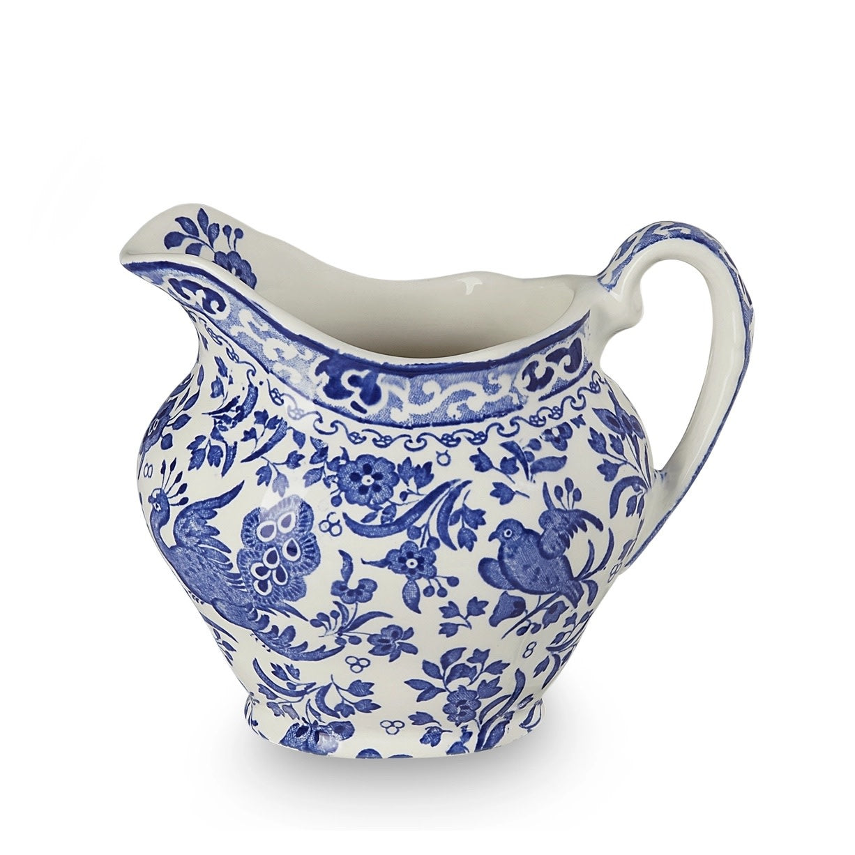 Blue Regal Peacock - Cream Jug