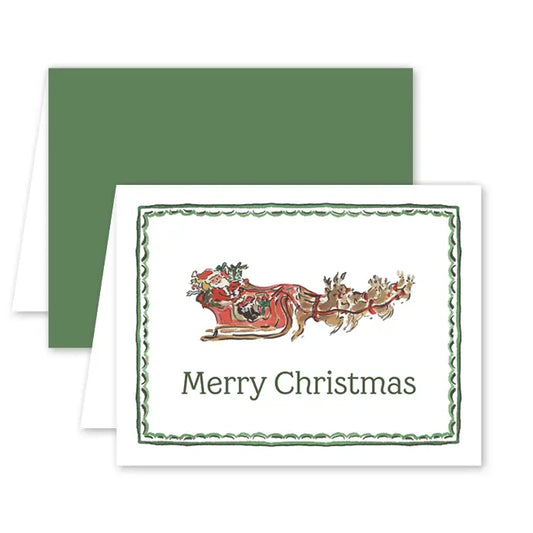 Card - Kris Kringle Sleigh