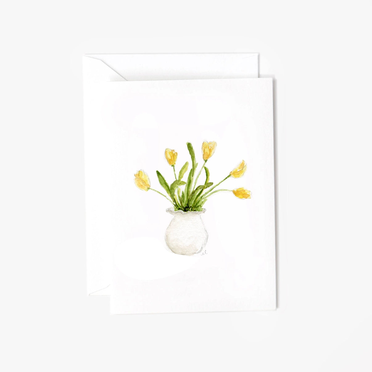 Card Mini - Yellow Tulips