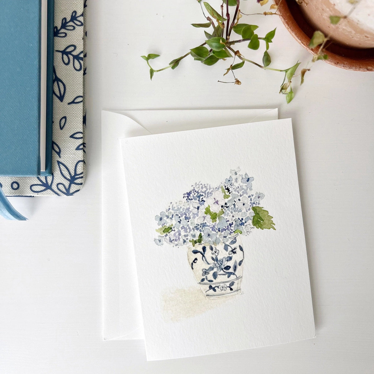 Notecard Set - Hydrangea Bouquet