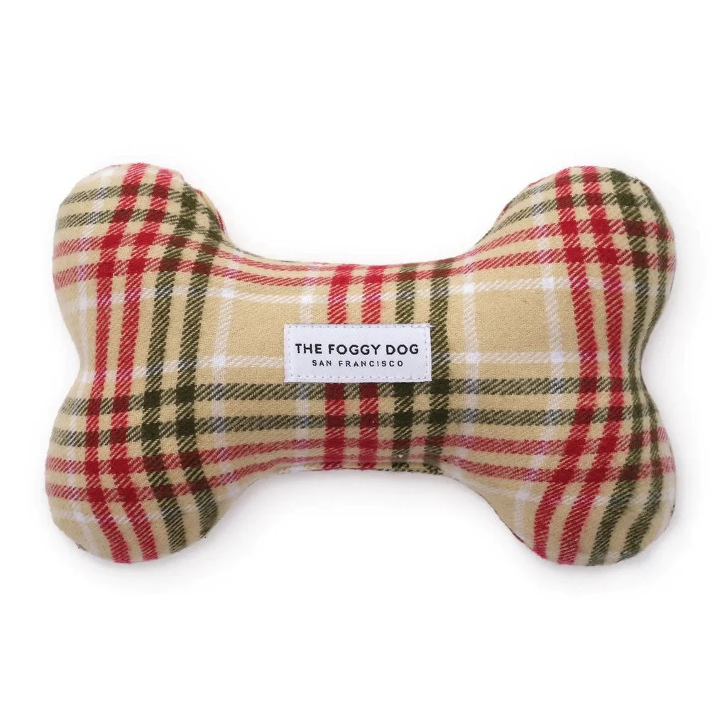 Eggnog Plaid - Squeaky Toy