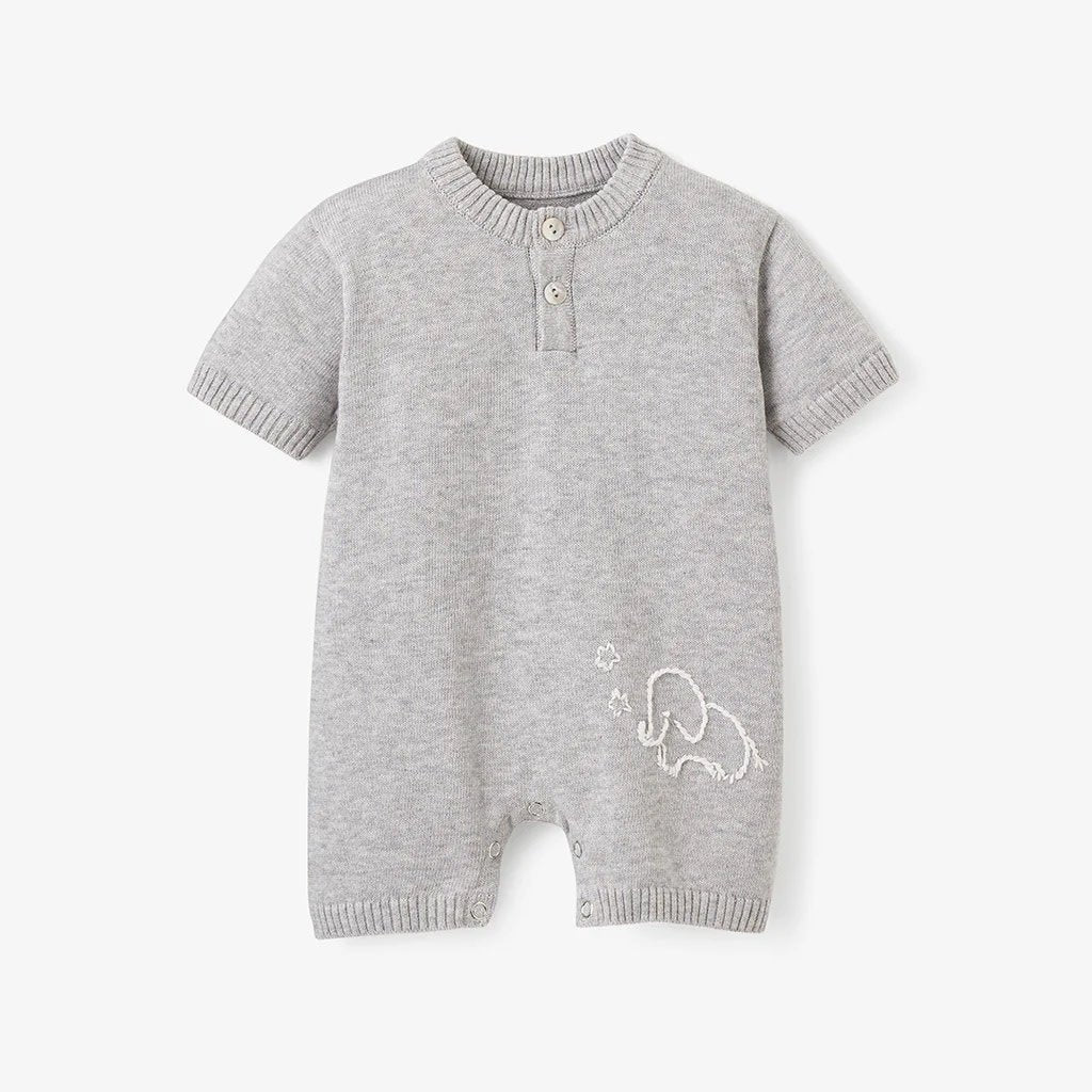 Shortall Romper - Elephant
