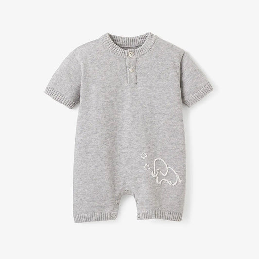 Shortall Romper - Elephant