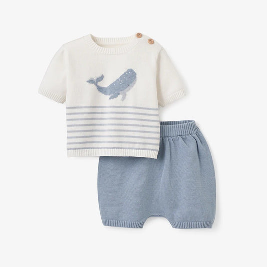 Sweater & Short Set - Whale