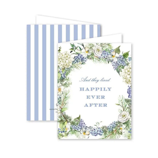 Card - Wedding Blue Hydrangea