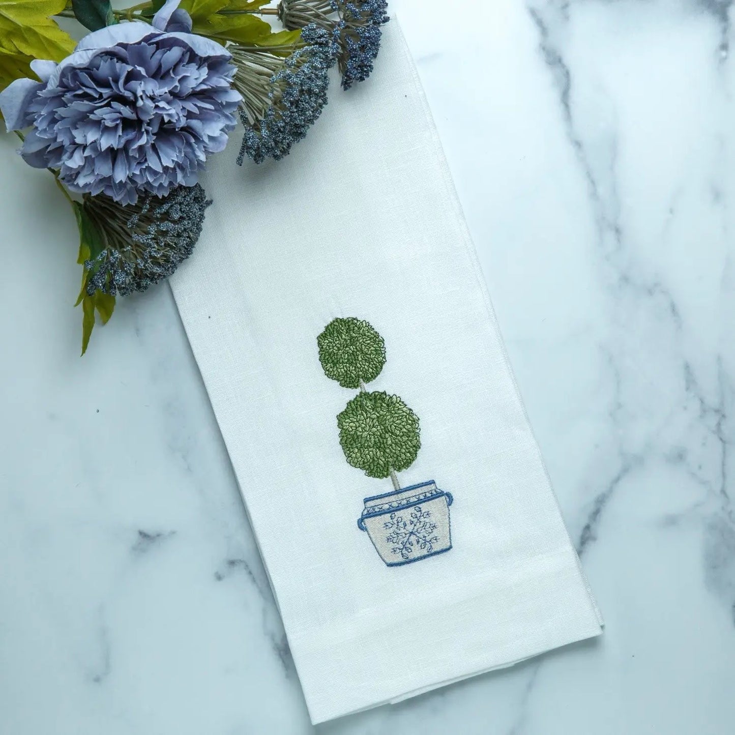 Towel - Double Boxwood Topiary