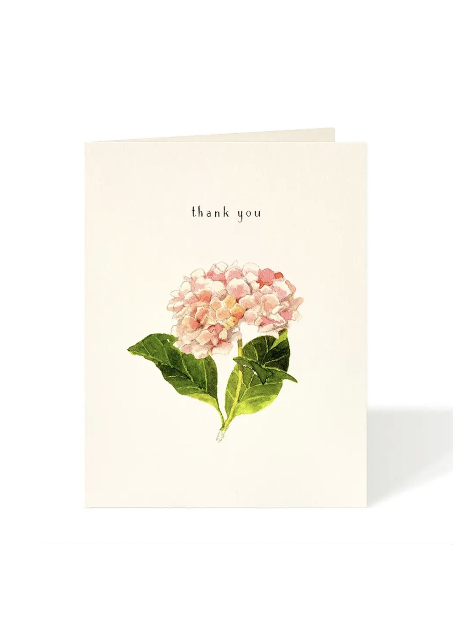 Card - Thank You Hydrangea Pink