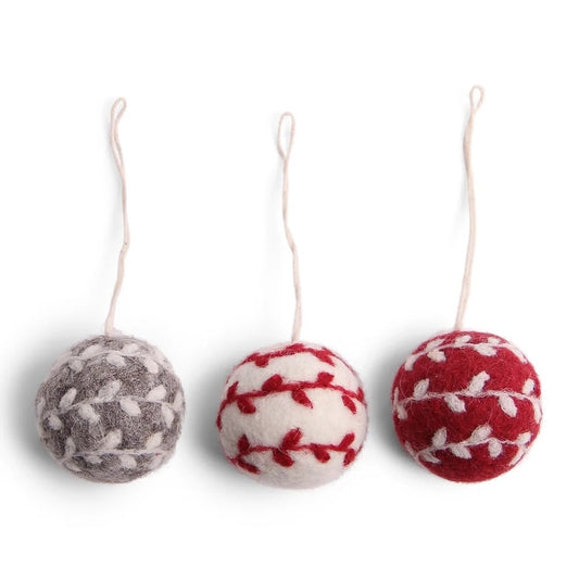 Ornament - Ball (set of 3)