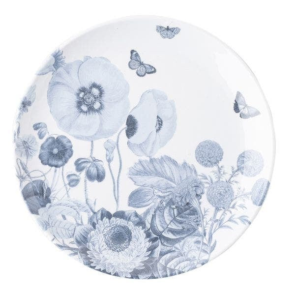 Melamine - Field of Flowers Salad Plate - Chambray