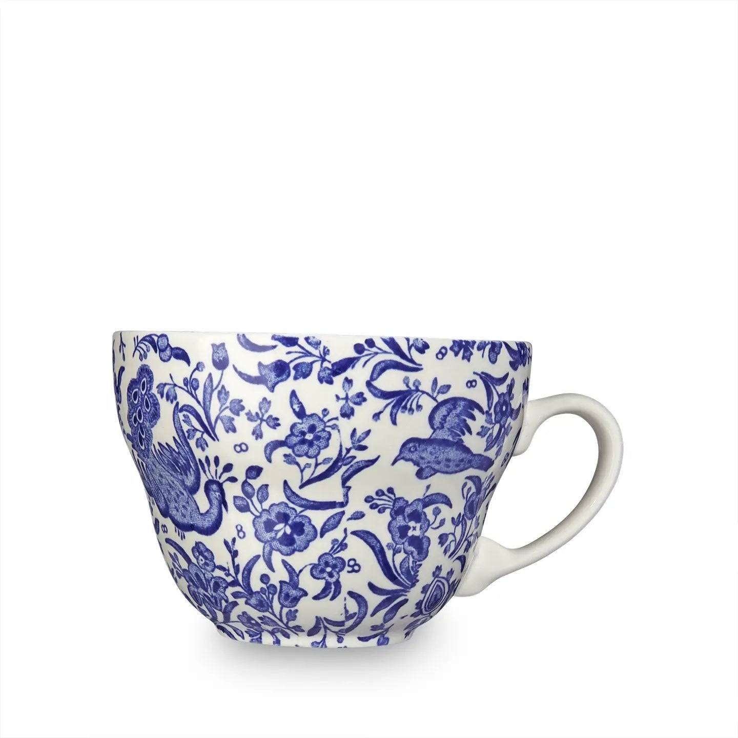 Blue Regal Peacock - Breakfast Cup