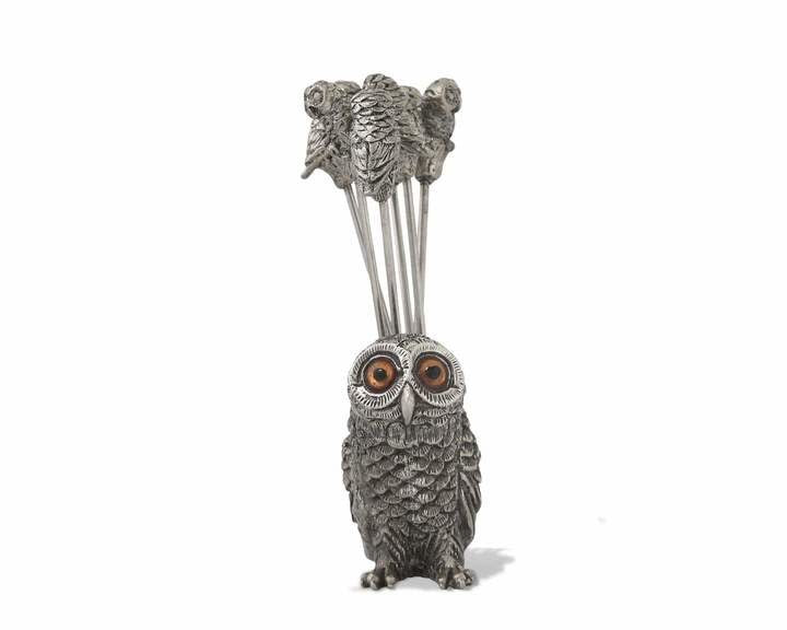 Cheese Pick Set - Owl