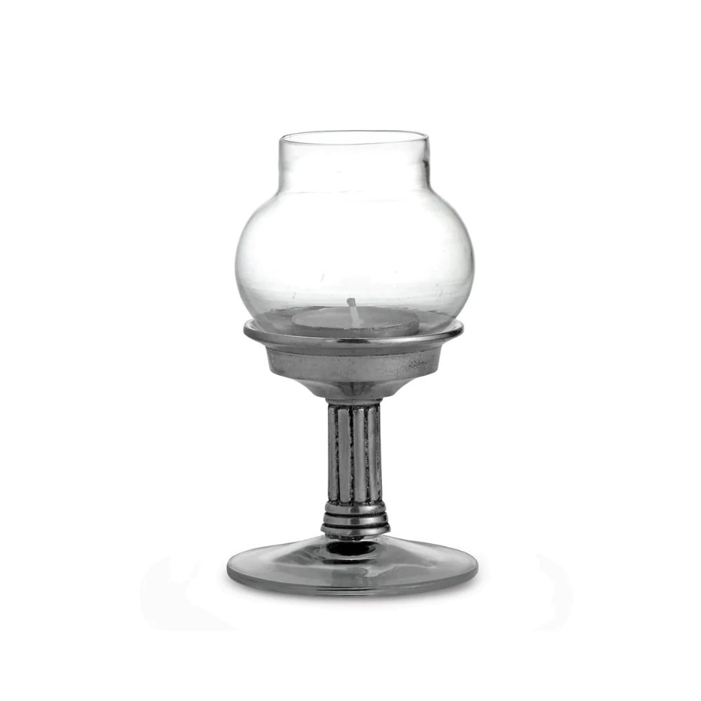Pewter Tealite - Giovanna Tall Votive