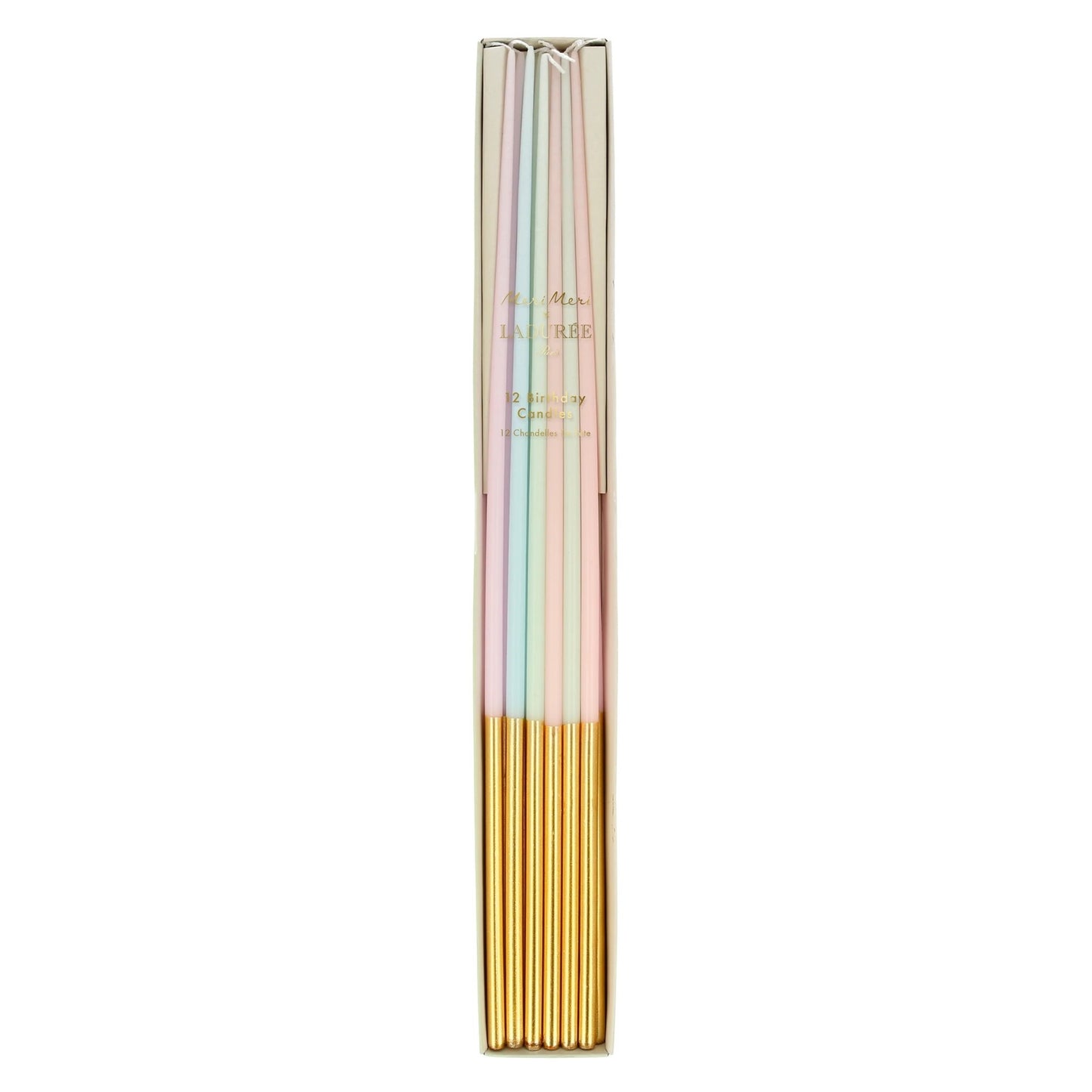 Taper Candle - Laduree Paris Gold Dipped Tall