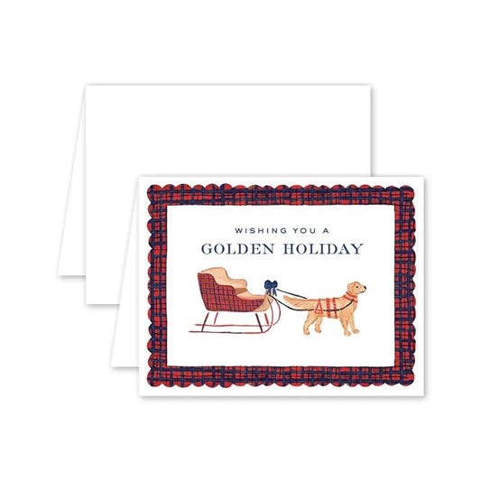 Card - New England Slopes Sleigh