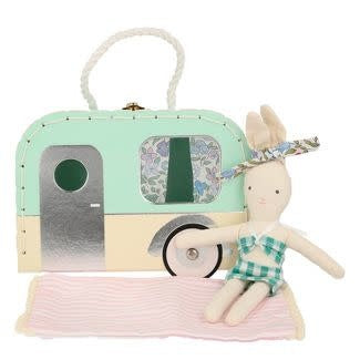 Bunny Mini Suitcase Doll