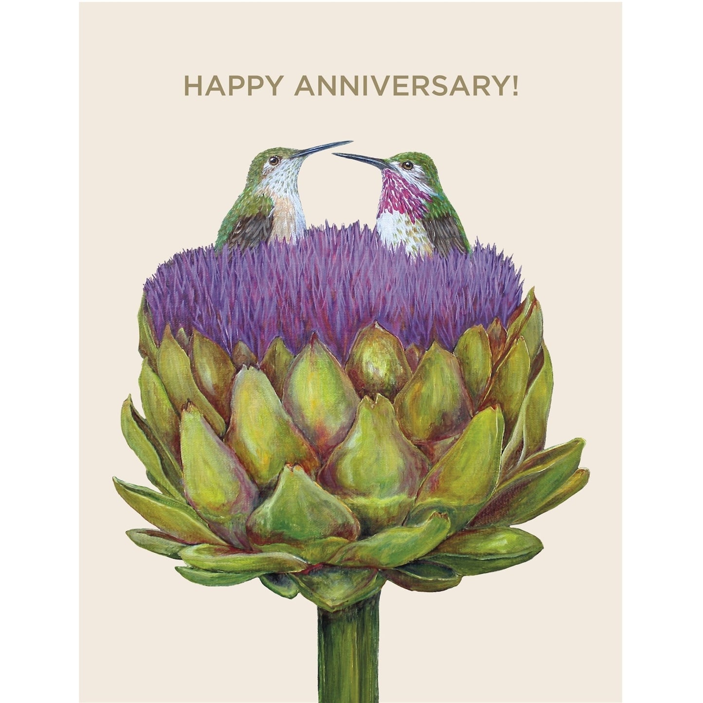 Card - Anniversary Hummingbirds