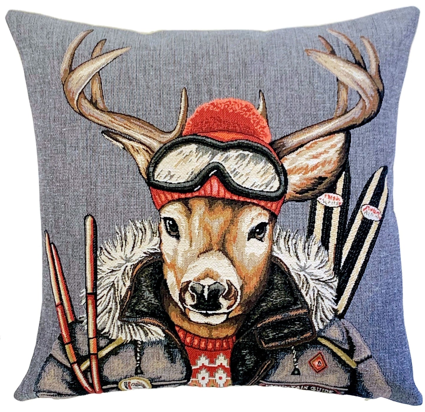 Pillow - Skiing Stag