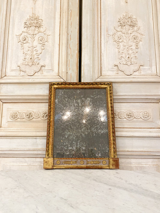 Antique Early 19th Century Mirror with Original Foxing