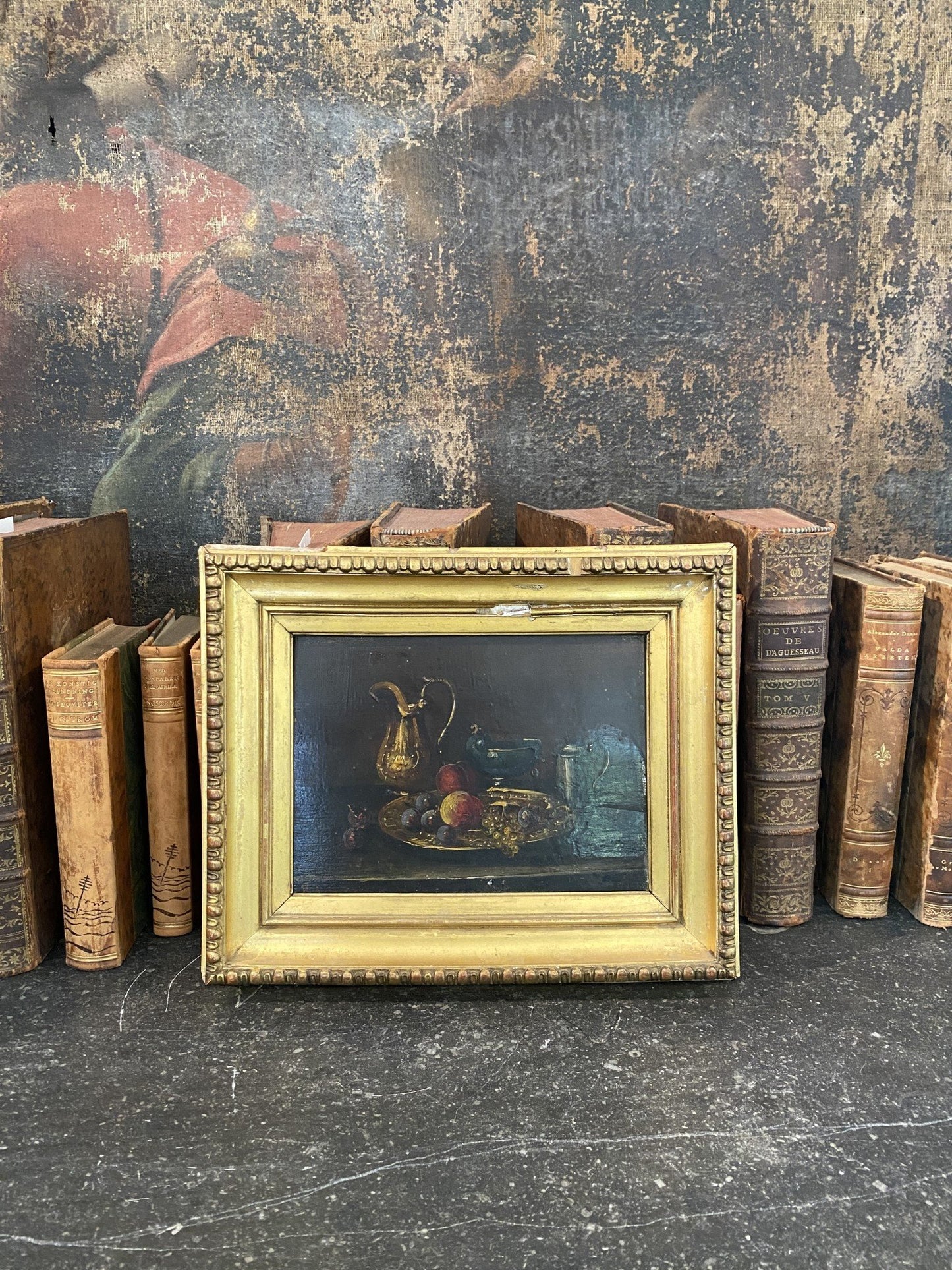 Antique 19th Century Flemish Painting from Holland