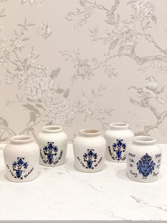 Vintage French Mustard Pot