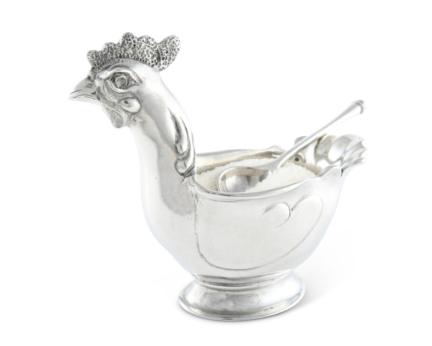 Sugar Bowl & Spoon - Hen